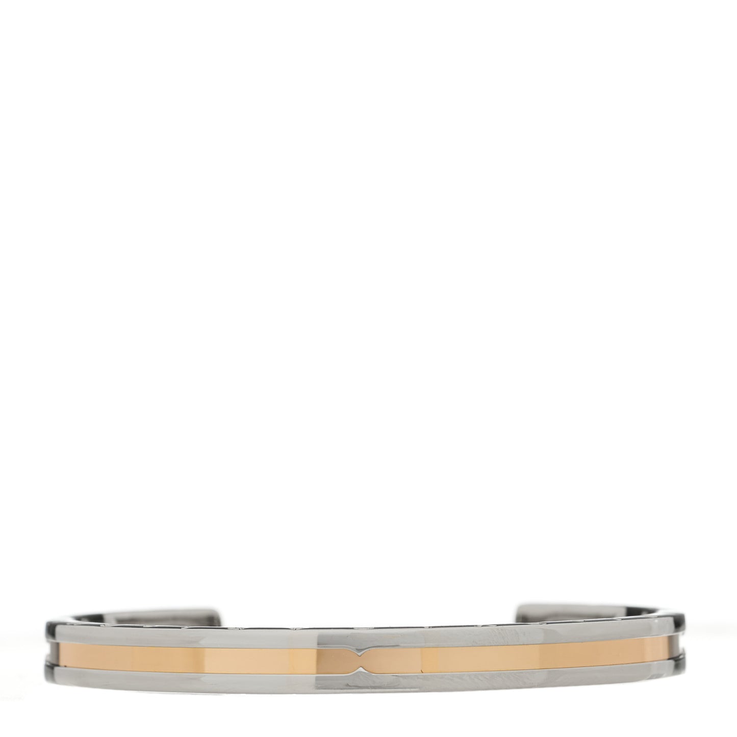 18K Rose Gold Stainless Steel B.Zero1 Cuff Bracelet S