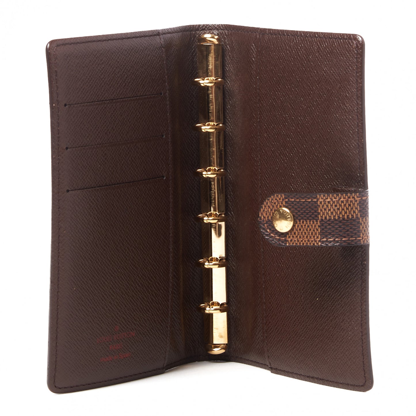 Damier Ebene Small Ring Agenda Cover