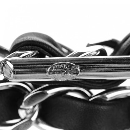Chanel Brass Calfskin Grocery By Shopping Basket Silver 5 of 6