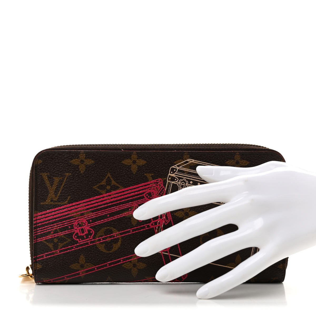 Monogram 2014 Christmas Animation Zippy Wallet