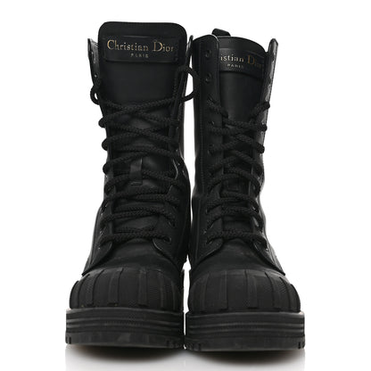 Christian Dior Calfskin Rubber DiorIron Boots 35.5 Black 3 of 10