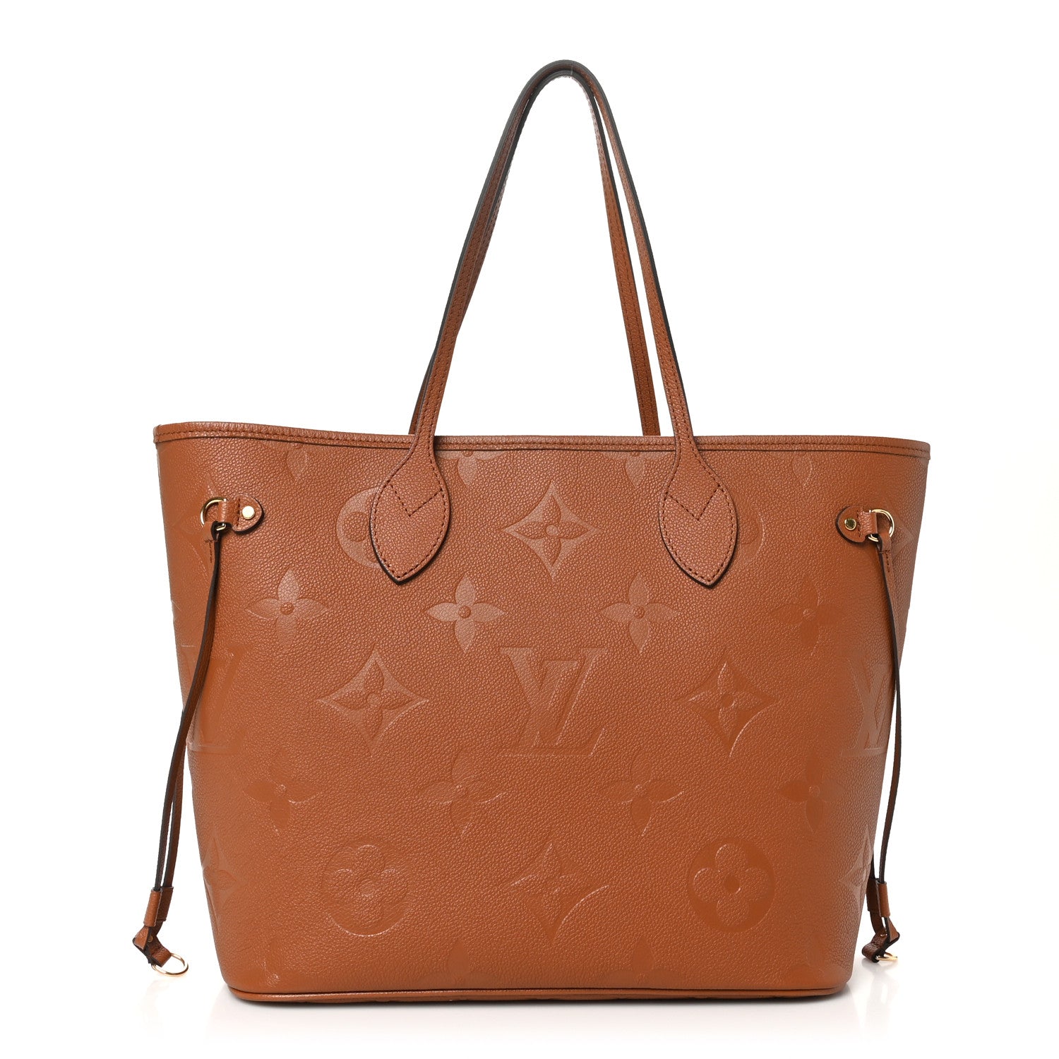 Louis Vuitton Empreinte Monogram Giant Neverfull MM Cognac 1 of 10