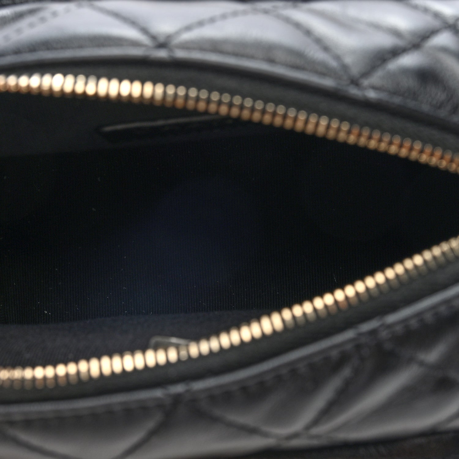 Chanel Shiny Crumpled Lambskin Quilted Small Preppy Pocket Camera