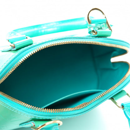 Louis Vuitton Vernis Alma BB Blue Lagon 5 of 10