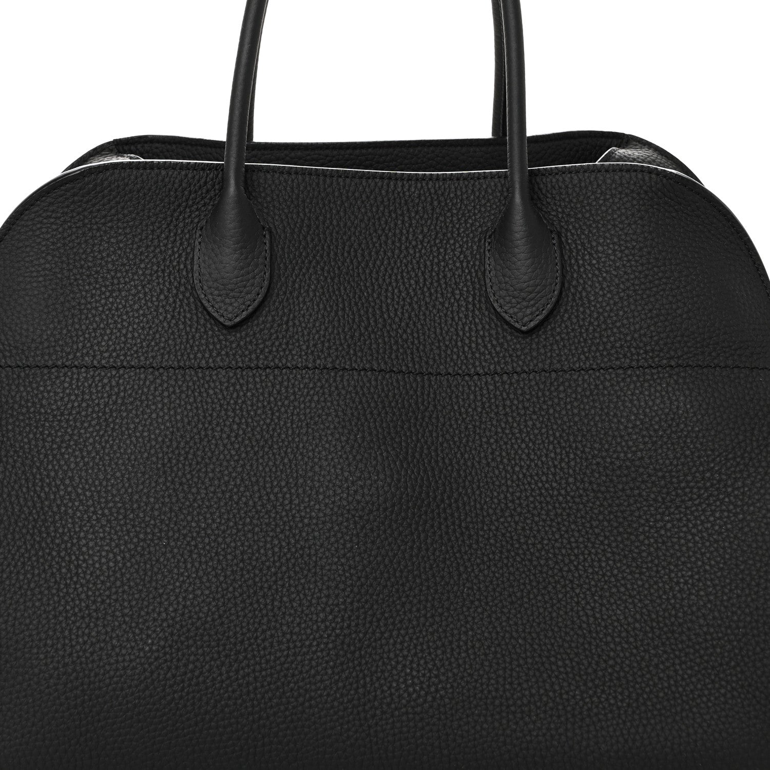 The Row Matte Grained Calfskin Soft Margaux 15 Black 7 of 9