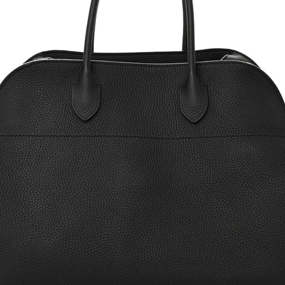 The Row Matte Grained Calfskin Soft Margaux 15 Black 7 of 9