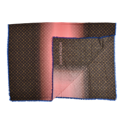 Louis Vuitton Wool Monogram Telling Stole Rose Corail 2 of 4