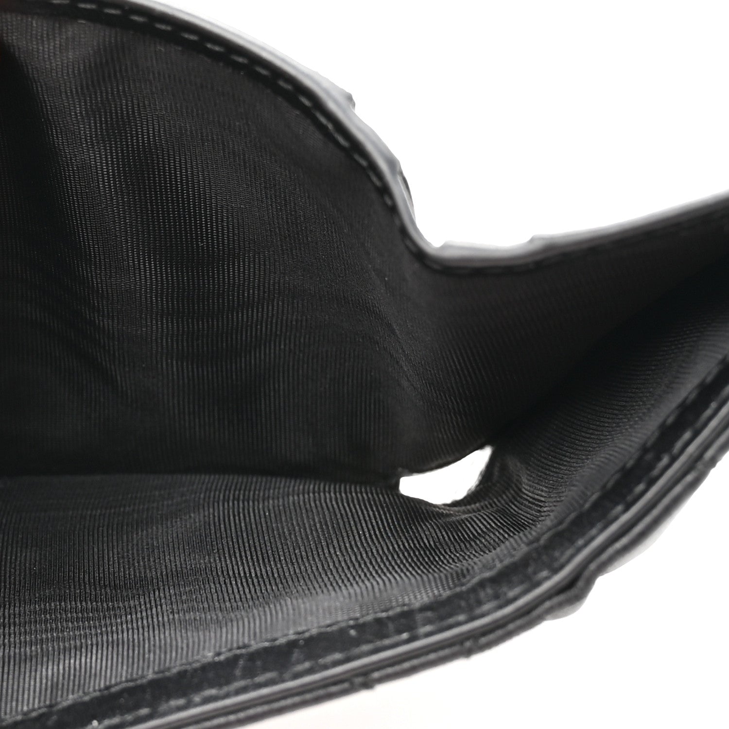 Christian Dior Lambskin Cannage My Dior Veronia Wallet Black 4 of 10