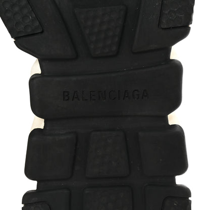 Balenciaga Laminated Knit Bi-Color Sole Womens Speed Sneakers 37 White Black 7 of 10