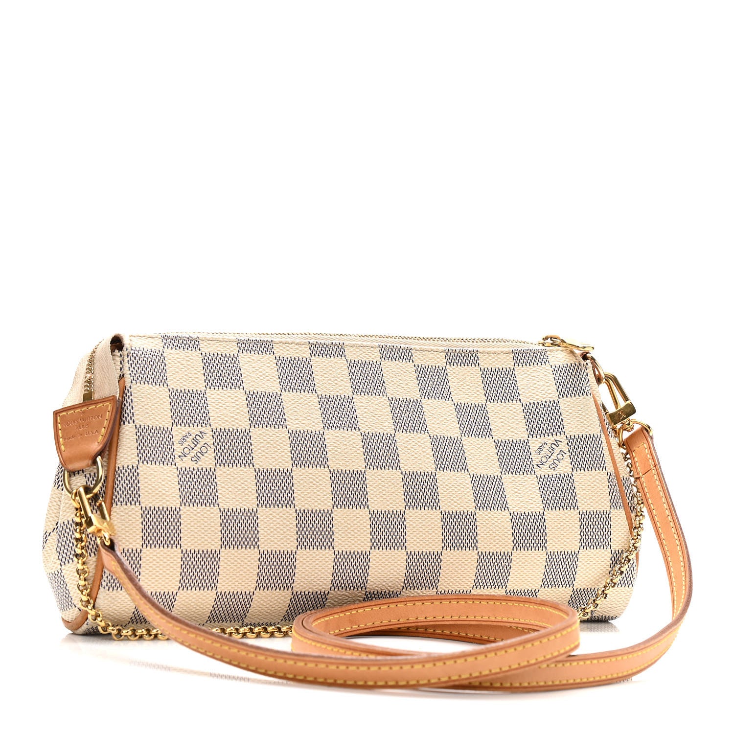 Louis Vuitton Damier Azur Eva Clutch 3 of 12