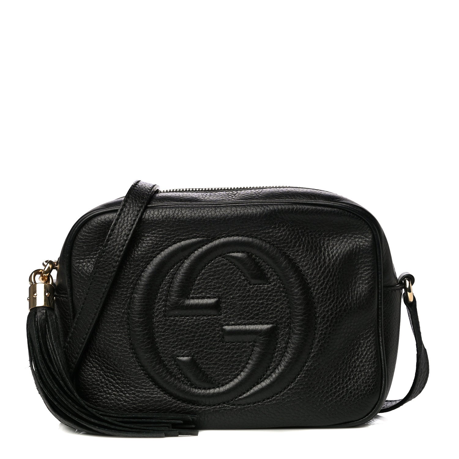 Gucci Pebbled Calfskin Small Soho Disco Bag Black 1 of 14