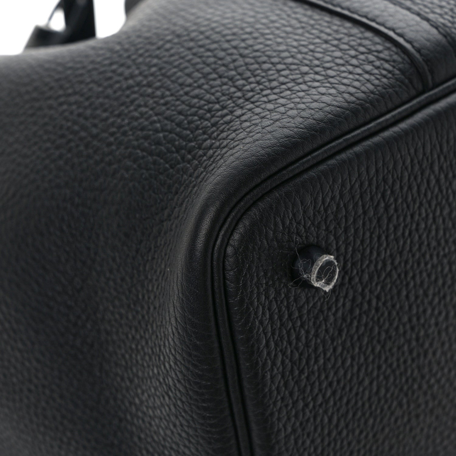 Hermes Taurillon Clemence Monochrome Picotin Lock 22 MM Black 9 of 10