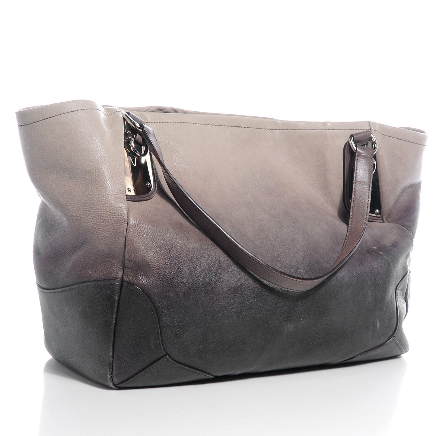 Glace Calf Shoulder Bag Ardesia Fumo