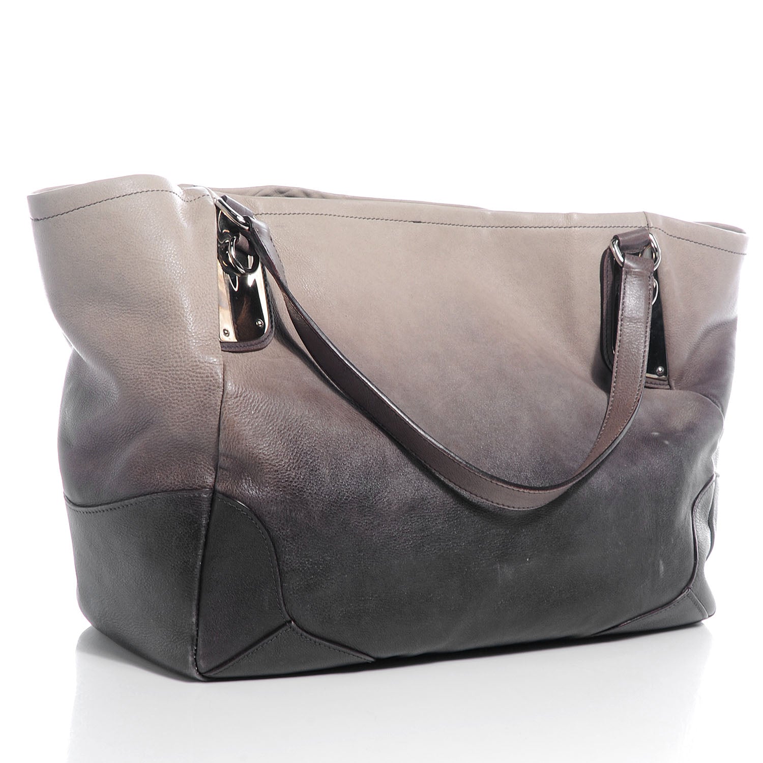 Prada Glace Calf Shoulder Bag Ardesia Fumo 3 of 10