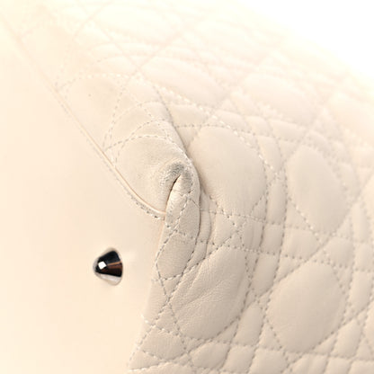 Christian Dior Lambskin Cannage Medium Soft Lady Dior Beige 11 of 19