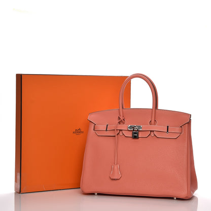 Hermes Togo Birkin 35 Crevette 28 of 28
