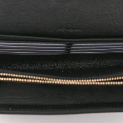 Saint Laurent Calfskin Monogram Belle de Jour Chain Clutch Black 5 of 10