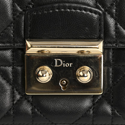 Christian Dior Lambskin Cannage Miss Dior Chain Wallet Black 11 of 15