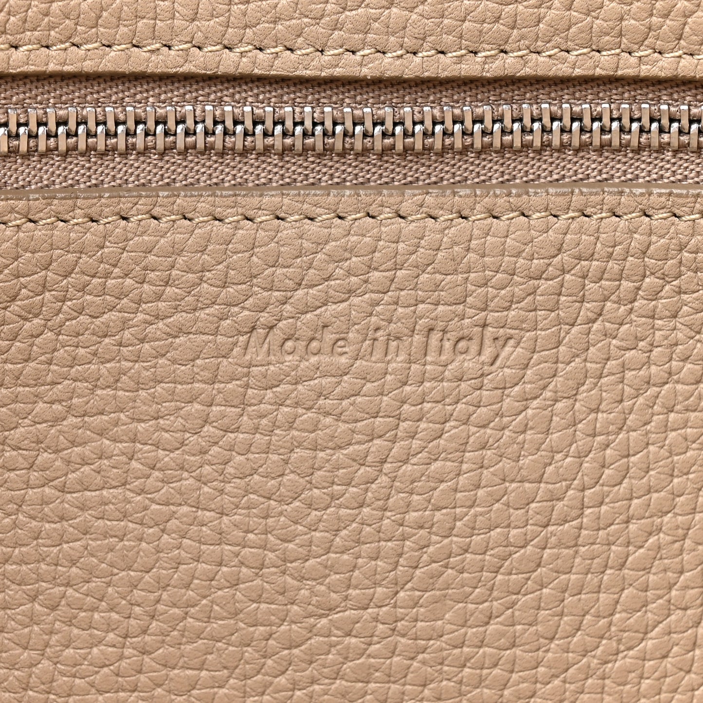 Supple Grained Calfskin Small Big Bag Light Taupe