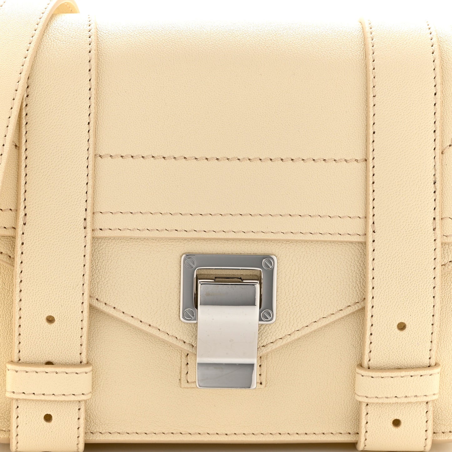 Lambskin PS1 Mini Pouch Messenger Beige