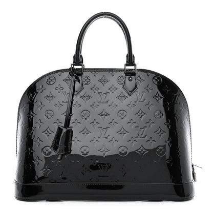 Louis Vuitton Vernis Alma GM Noir Magnetique 1 of 11