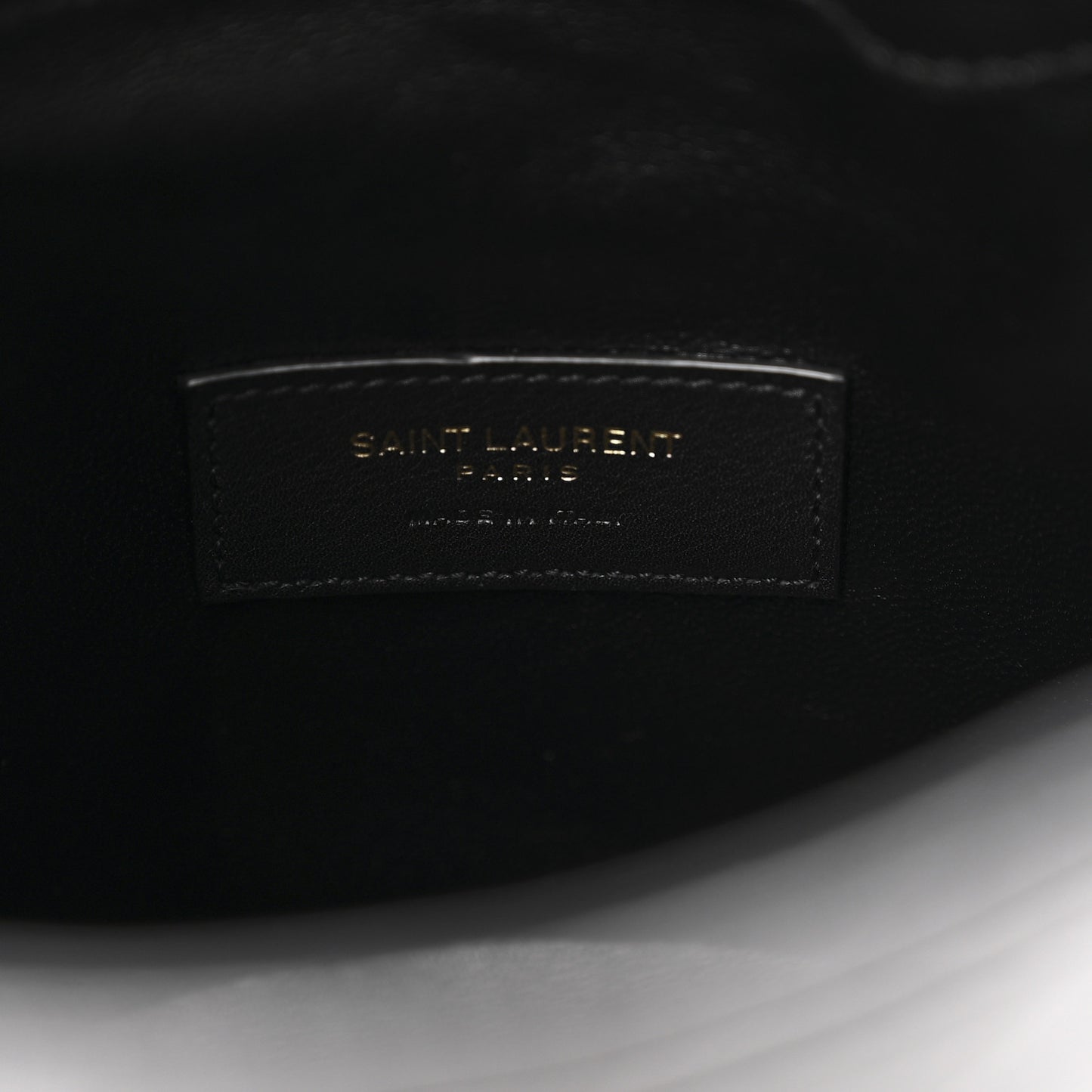 Lambskin Gabby Mini Bucket Bag Black