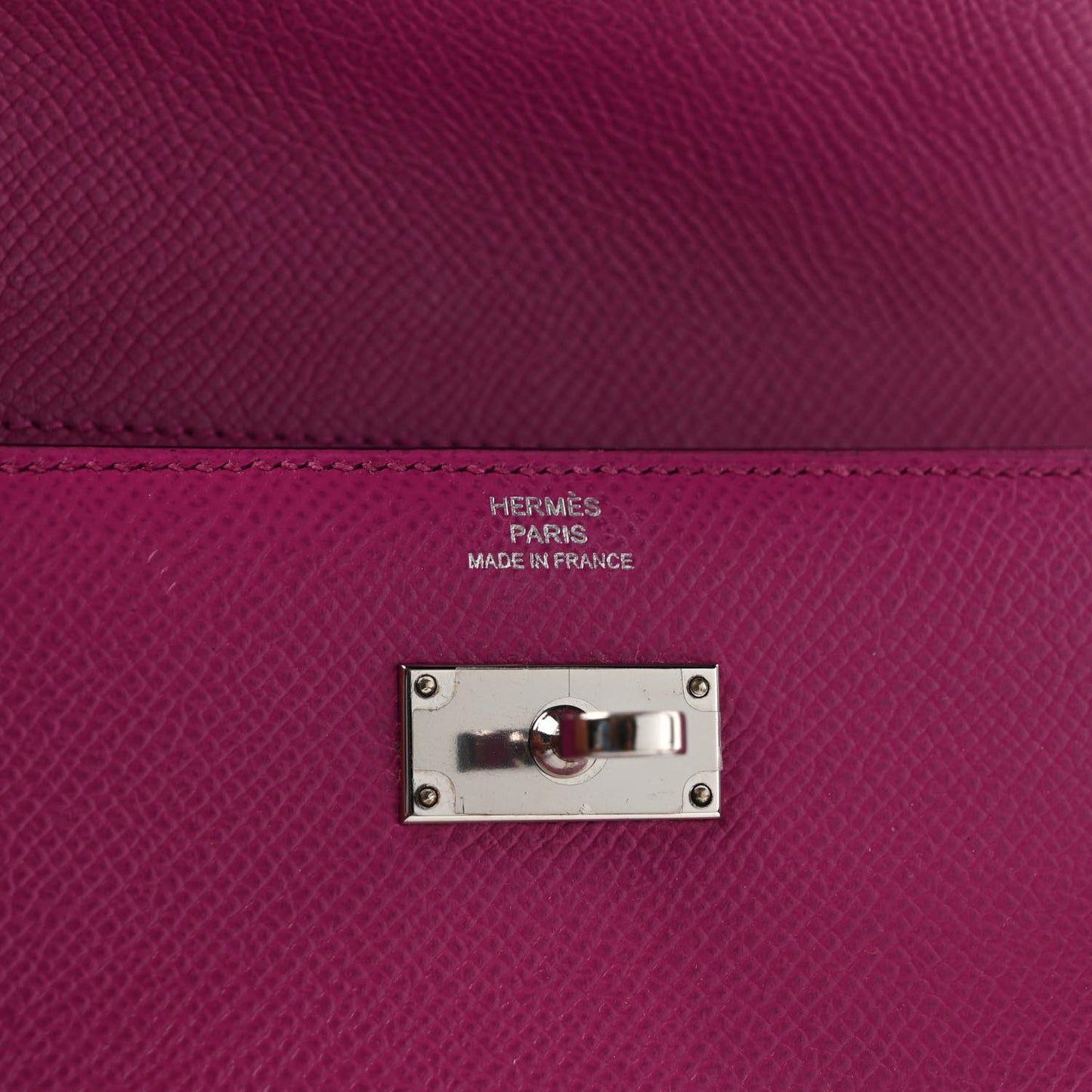 Epsom Medium Kelly Wallet Rose Pourpre