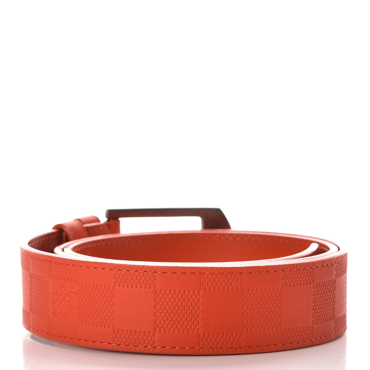 Louis Vuitton Damier Infini Calfskin 35mm Belt 90 36 Magma 3 of 9