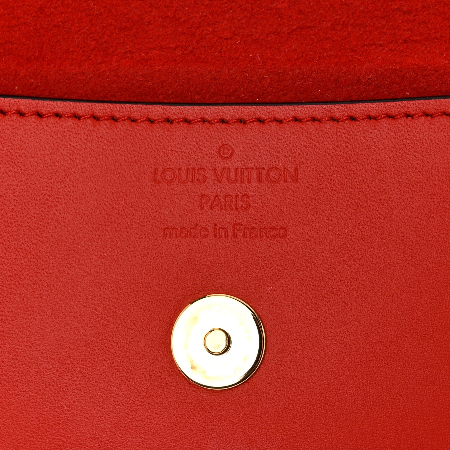 Monogram Woody Glasses Case Rouge