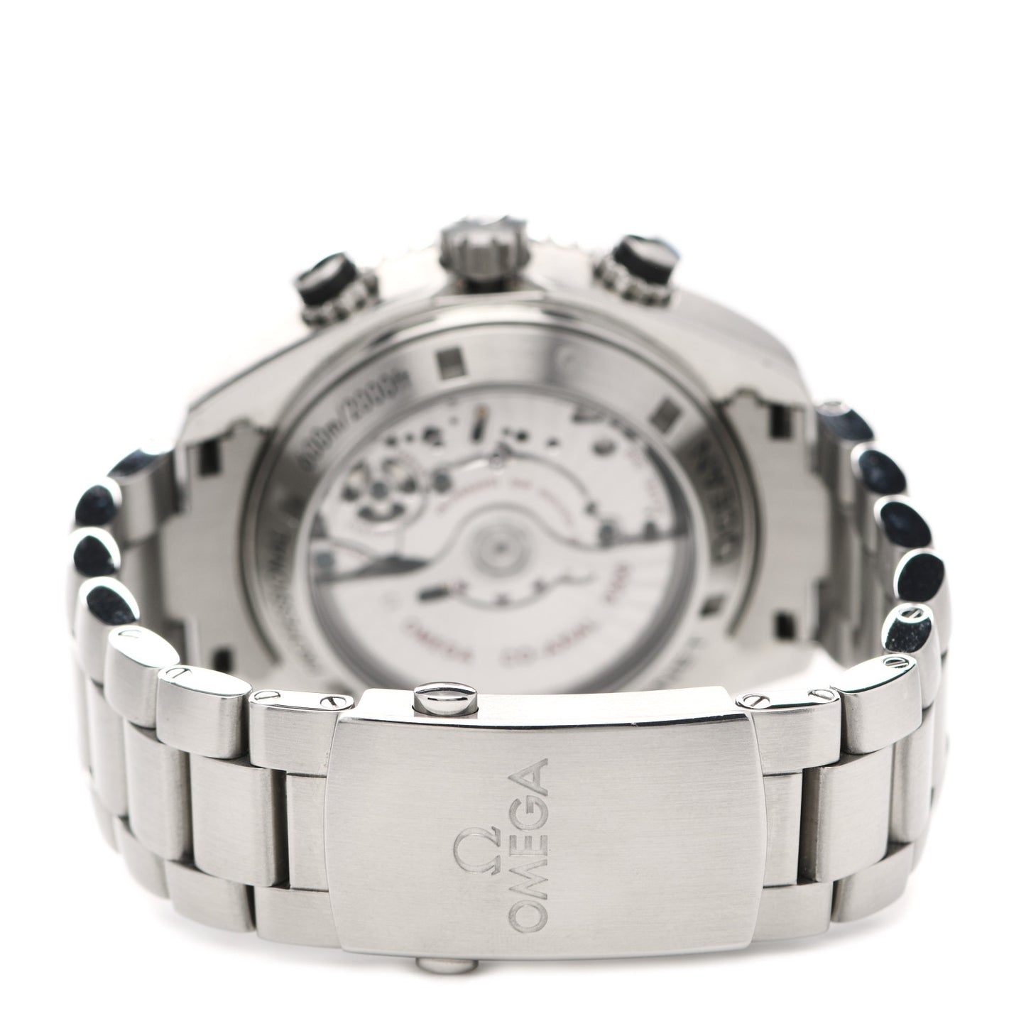 Stainless Steel 46mm Seamaster Planet Ocean Chronograph Automatic Watch Black 232.32.46.51.01.003