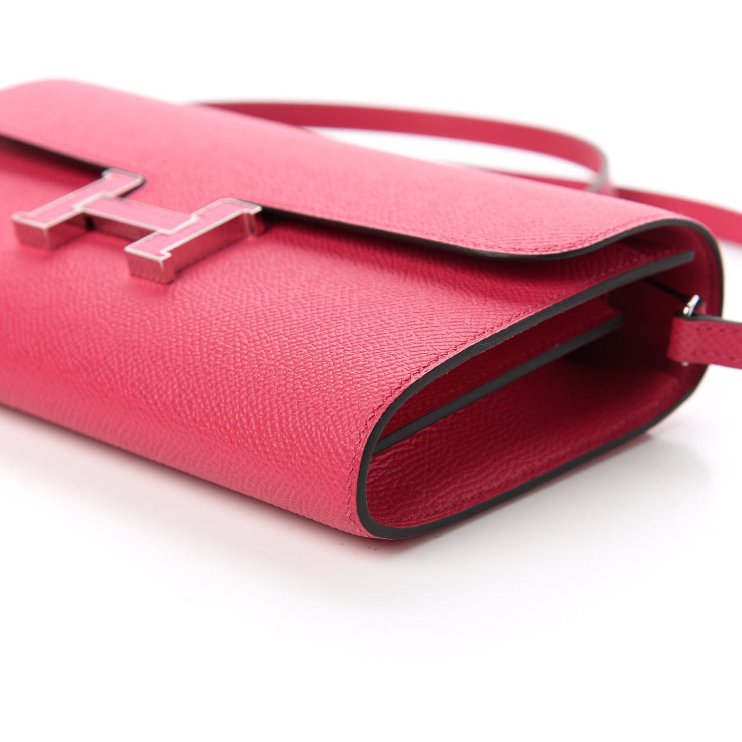 Epsom Lizard Constance Wallet To Go Rose Mexico