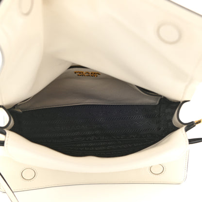 Prada Vitello Daino Crossbody Flap White 5 of 11