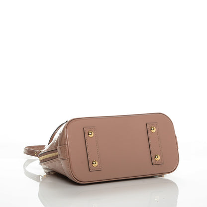 Louis Vuitton Vernis Alma BB Rose Velours 4 of 6