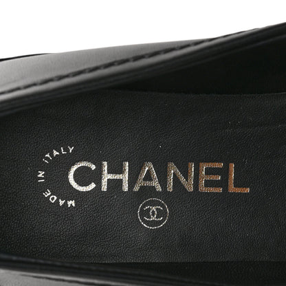 Chanel Lambskin Quilted CC Turnlock Loafers 42 Black 7 of 9