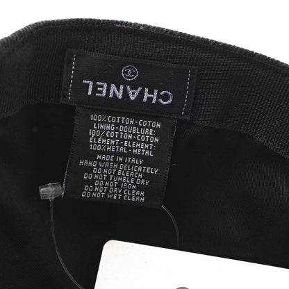 Chanel Denim Mood Cap Hat Black 8 of 8