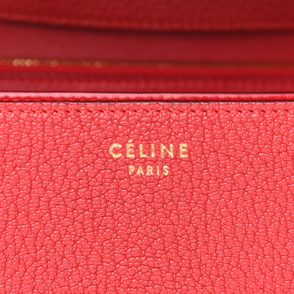 Celine Goatskin Medium Classic Box Flap Bag Carmin 7 of 10