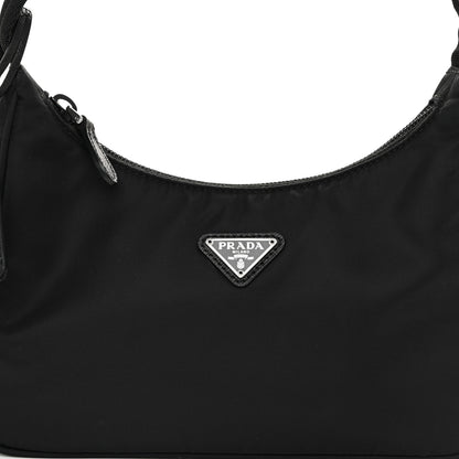 Prada Tessuto Nylon Mini Re-Edition 2000 Bag Black 9 of 12