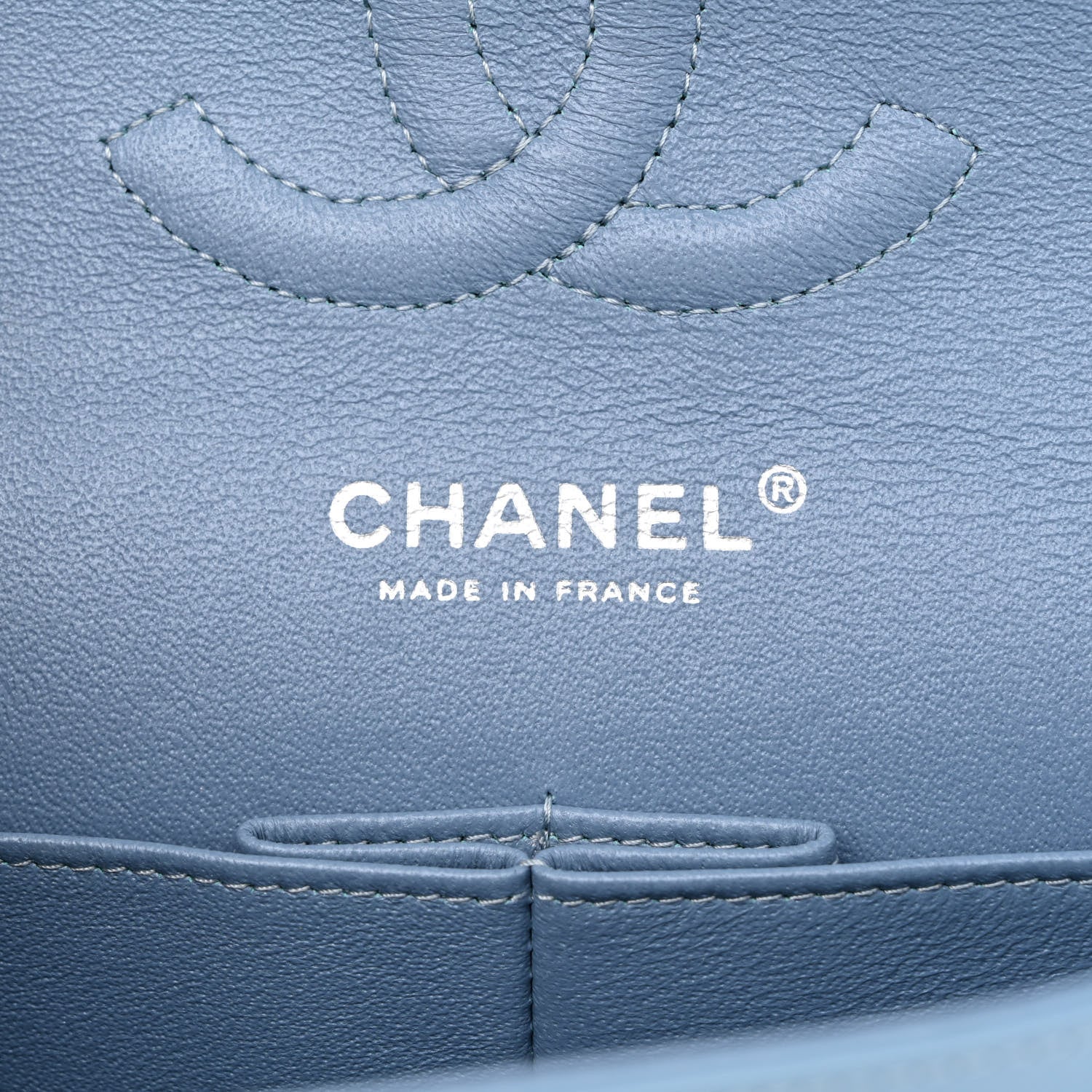 Chanel Patent Calfskin Quilted Medium Double Flap Turquoise 6 of 14