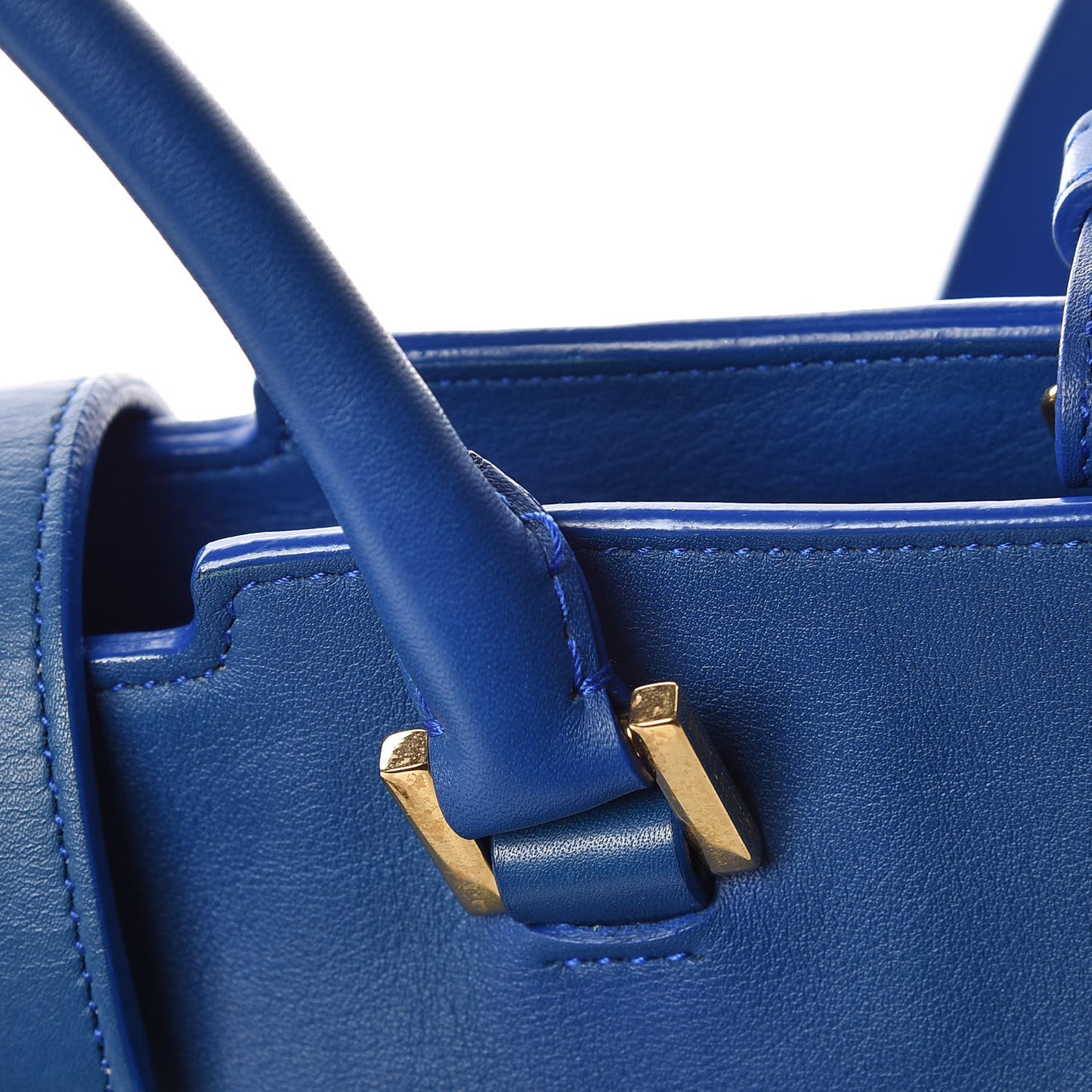 Calfskin Monogram Baby Cabas Blue Majorelle