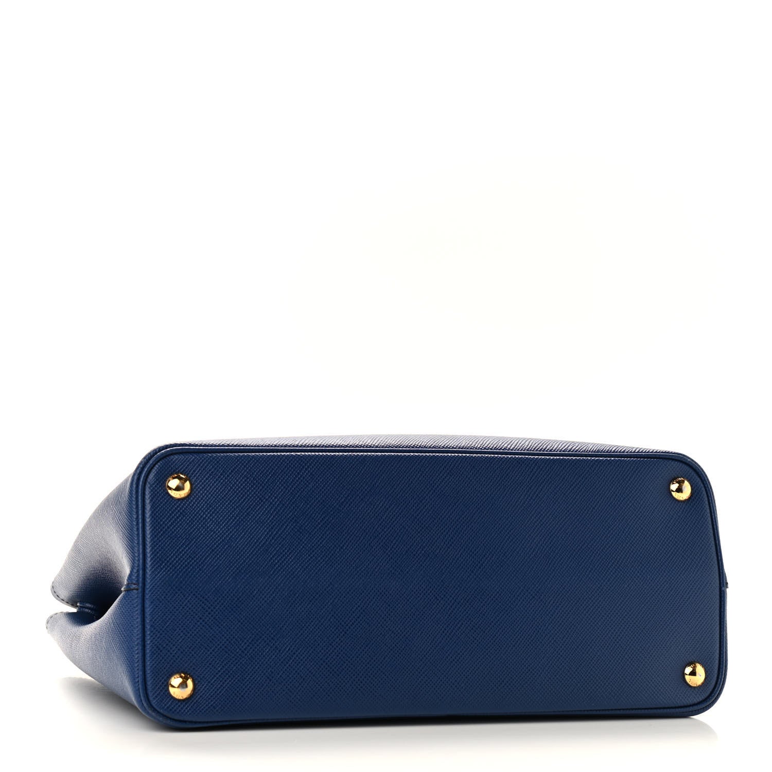 Prada Saffiano Cuir Medium Double Bag Bleuette Rosso 4 of 9