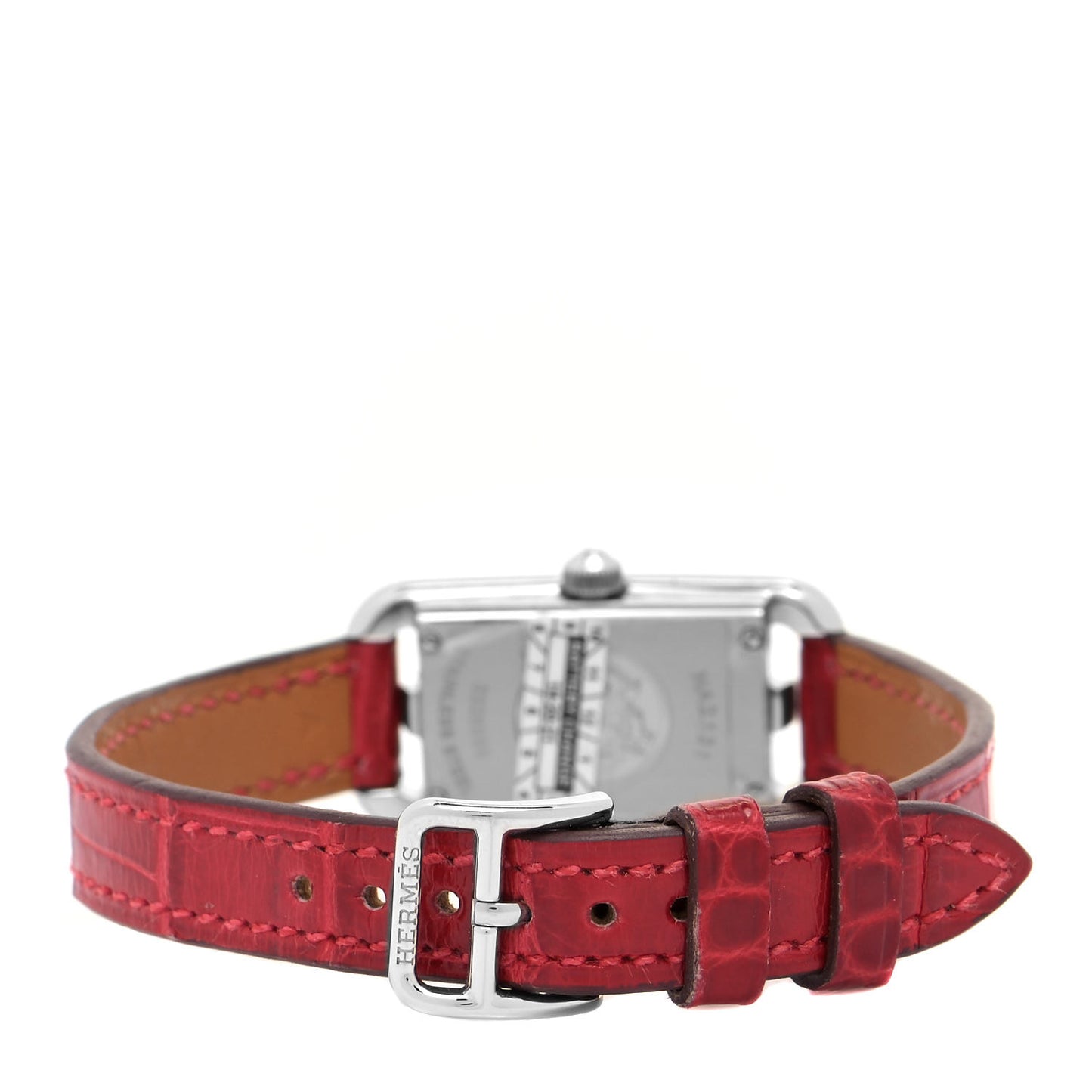 Stainless Steel Alligator Diamond 17mm Nantucket Jete De Diamants Quartz Watch Braise