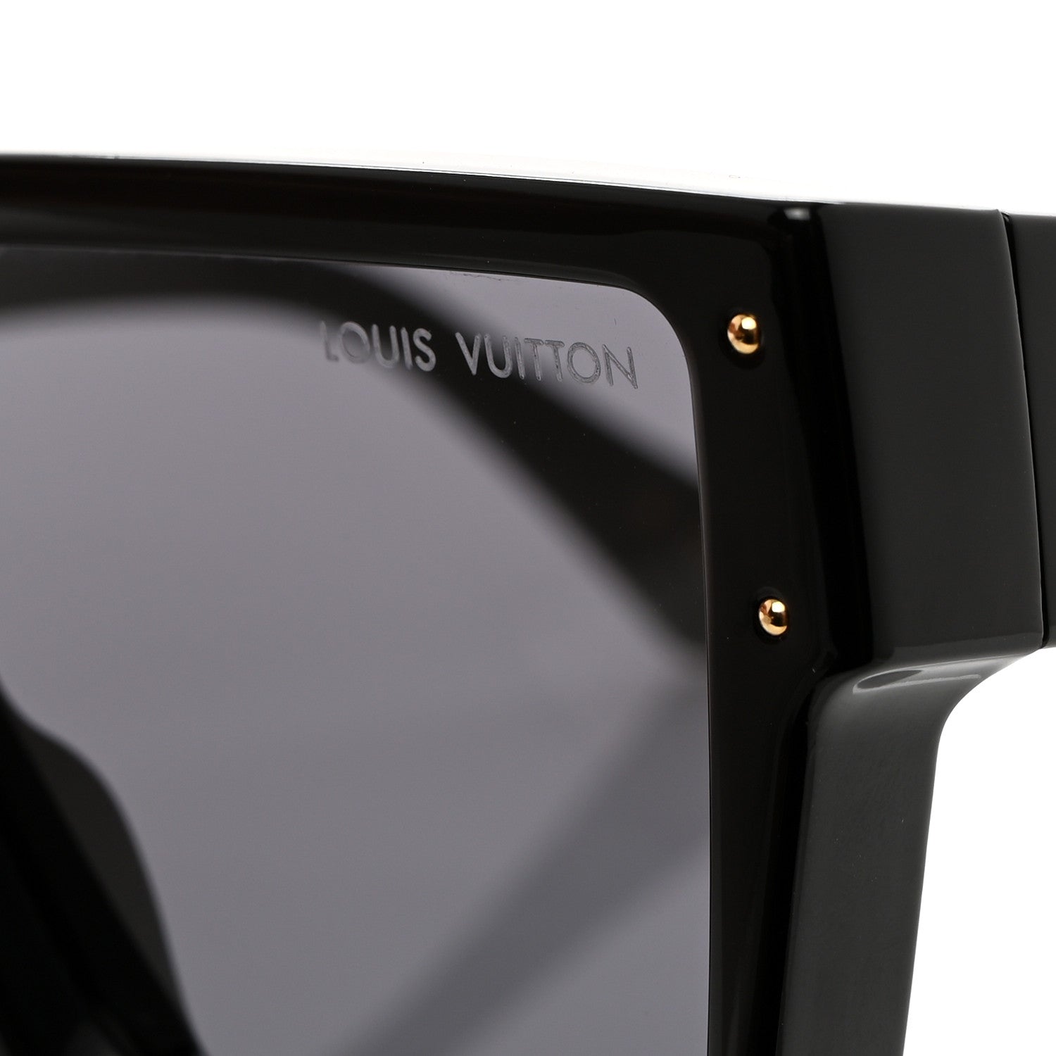 Louis Vuitton Acetate Swarovski Crystal Cyclone Sunglasses Z2053W Black 7 of 8