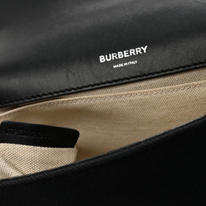 Burberry Canvas Printed Small Love Lola Bag Black 7 of 10