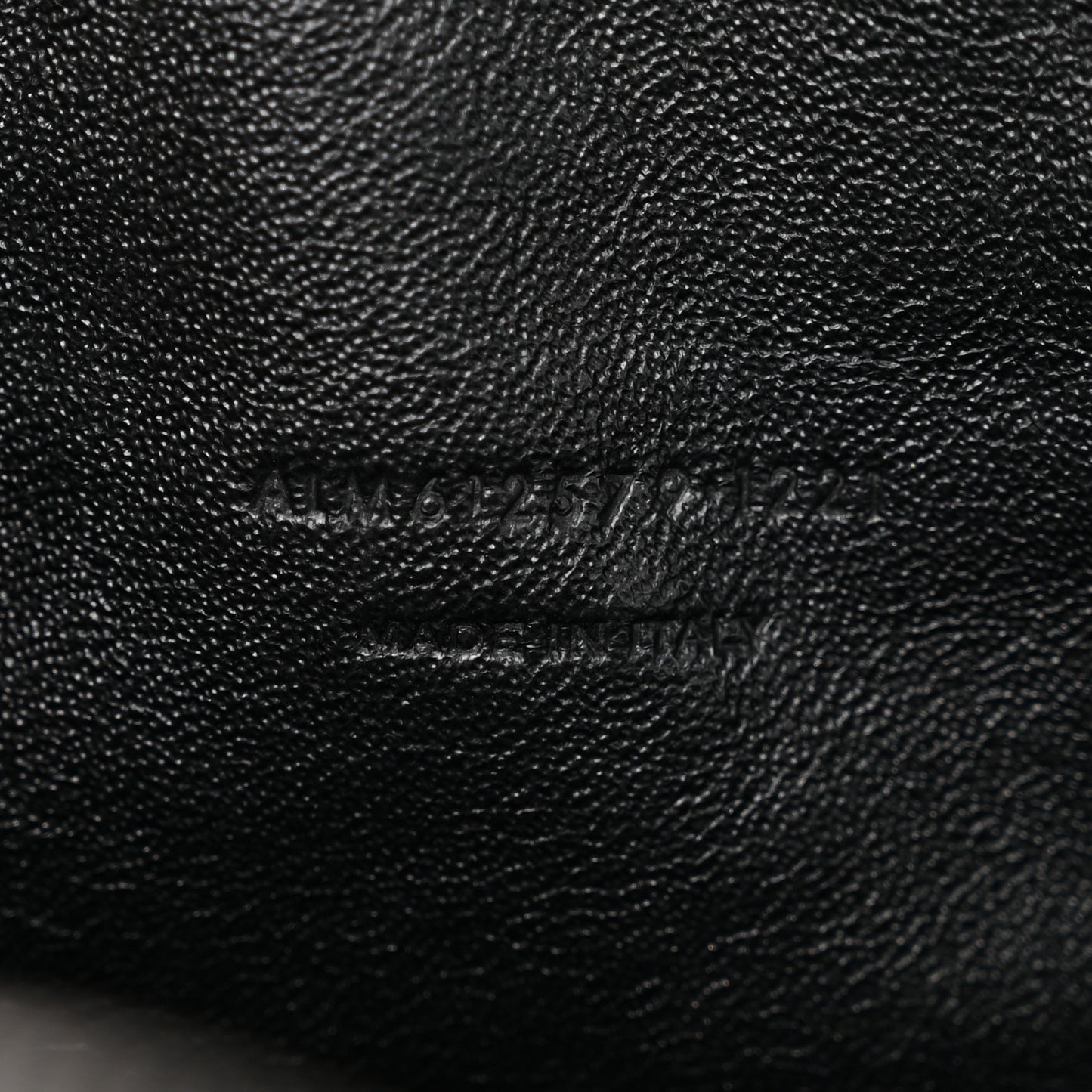Grain De Poudre Matelasse Monochrome Monogram Mini Lou Camera Bag Black