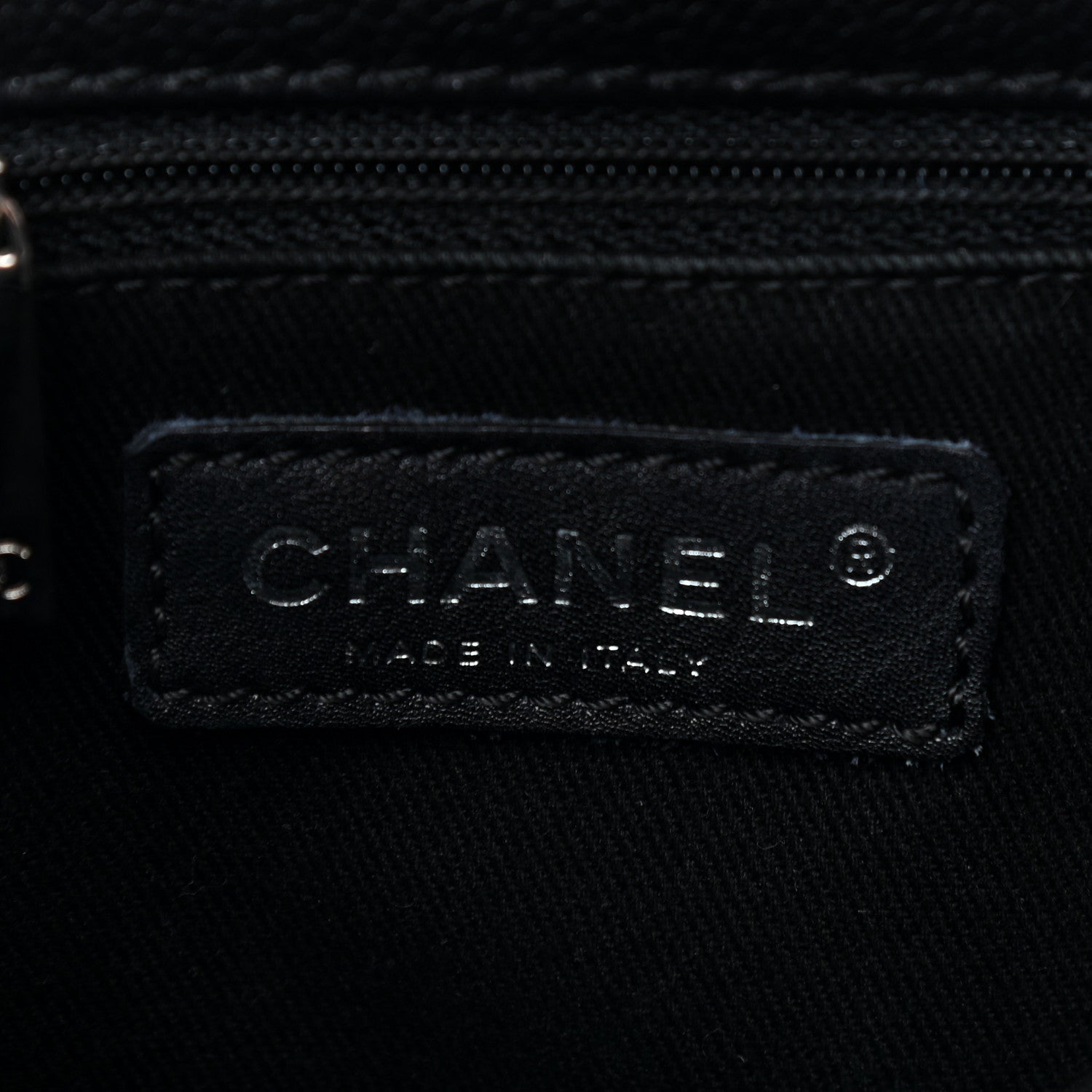 Chanel Caviar Quilted Petit Shopping Tote PST Black 5 of 8