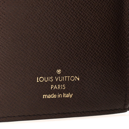 Louis Vuitton Damier Ebene Normandy Compact Wallet Rose Ballerine 6 of 6