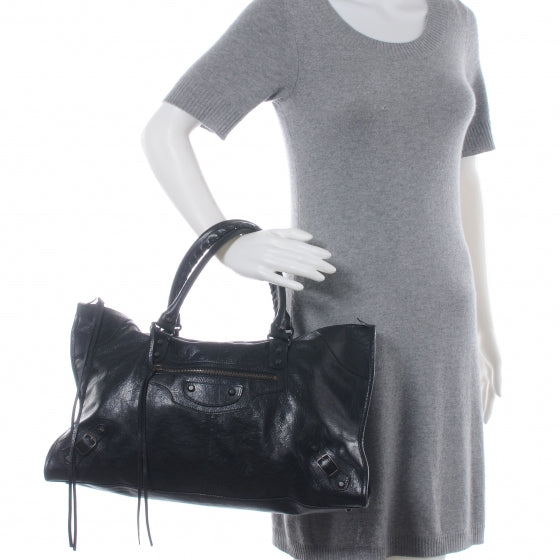 Balenciaga Agneau Work Black 2 of 7