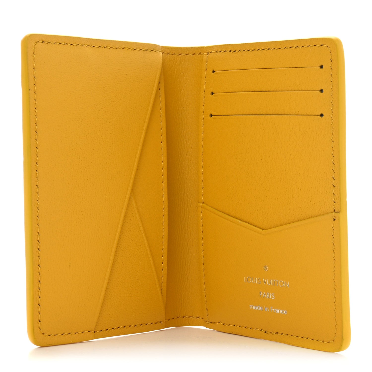 Louis Vuitton Ostrich Pocket Organizer Jaune 5 of 6