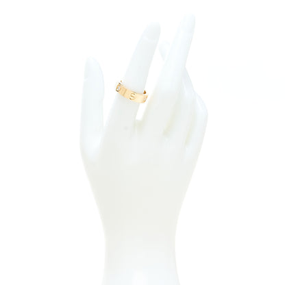 Cartier 18K Yellow Gold 3 Diamond 5.5mm LOVE Ring 53 6.5 2 of 4