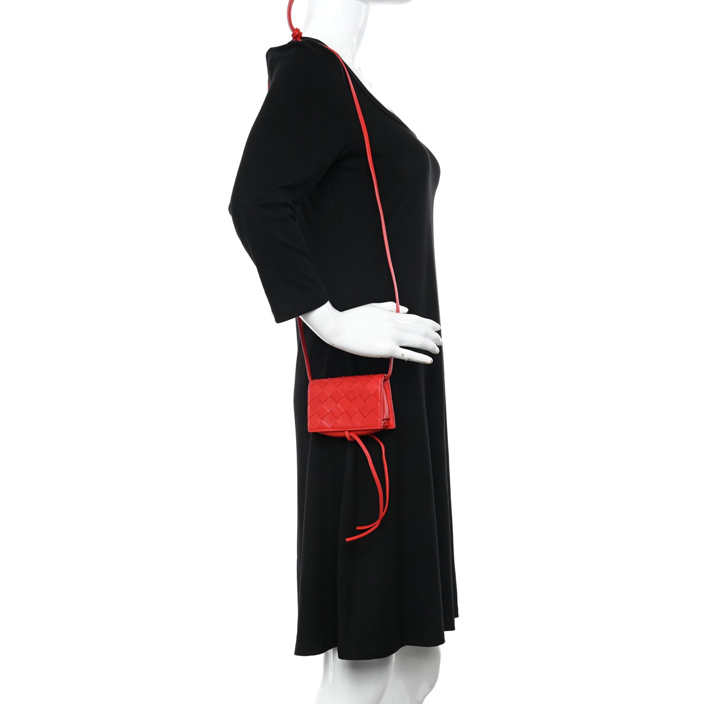 Nappa Intrecciato Mini Wallet Bag Nail Polish